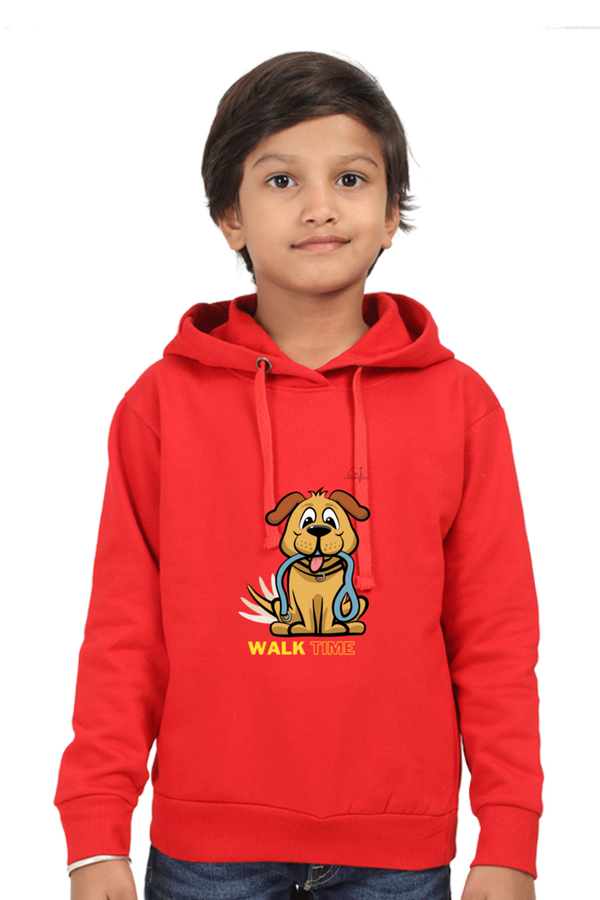 Kids Hooded Sweatshirt | Walk Time