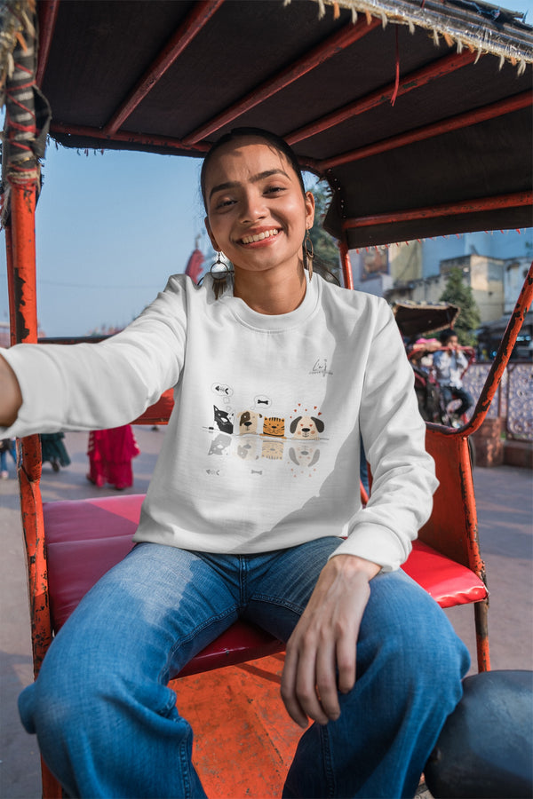 Unisex Oversized Sweatshirt | Dogs & Cats