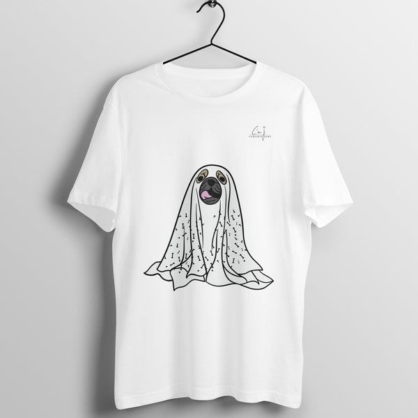 Unisex Round Neck T-Shirt | Pug Boo